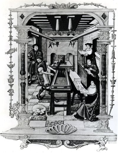 Printing workshop by English School